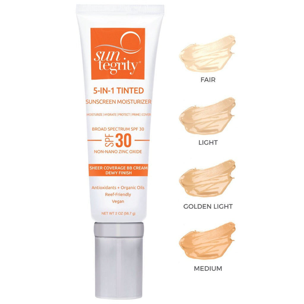 Suntegrity 5-IN-1 Tinted Sunscreen Moisturizer SPF 30 with Textures
